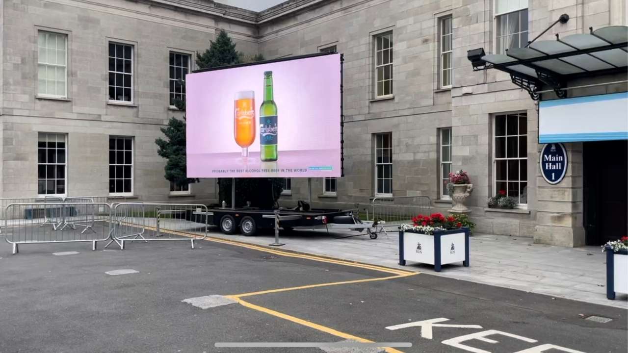 gaa led scoreboard outdoor installation ireland