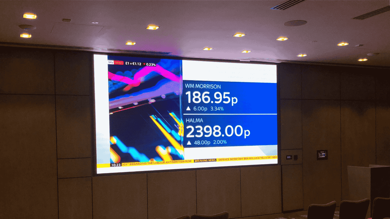 led video wall installation irish venue