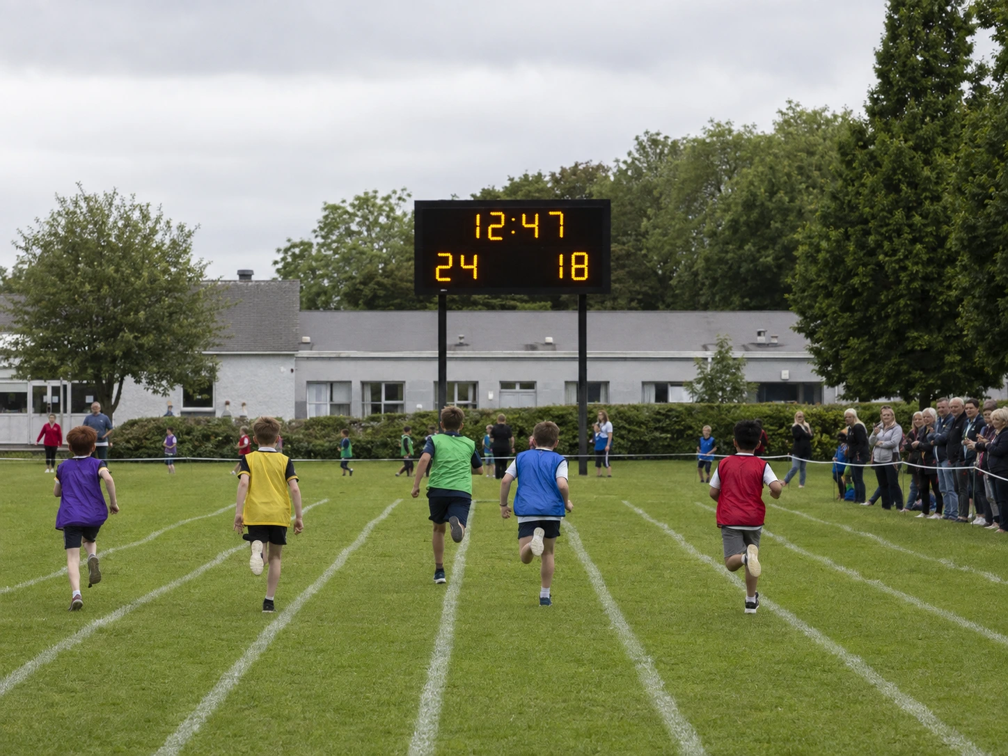 Scoreboard at School Sports Day